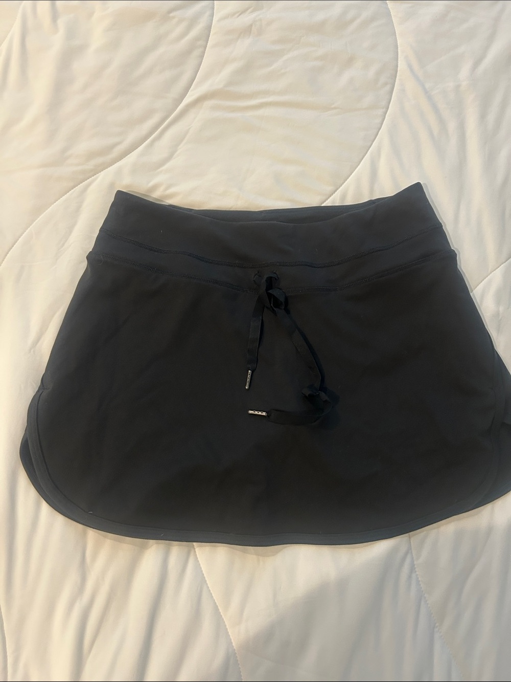 Victoria's Secret Black Athletic Skort with Drawstring